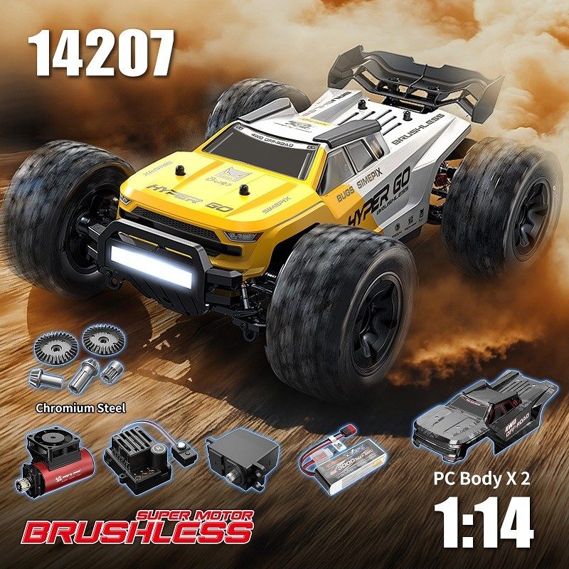 MJX Hyper Go 14207 1:14 Brushless RC Truck — 60-Day Preorder (RTR)