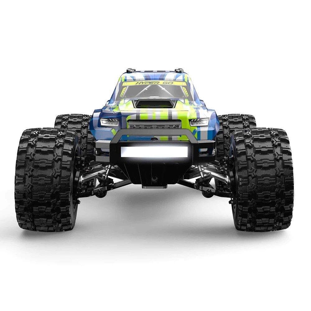MJX Hyper Go 14208 1:14 Brushless 4WD RC Truck — 41 km/h (In Stock, RTR) — Half-metal oil-filled shocks