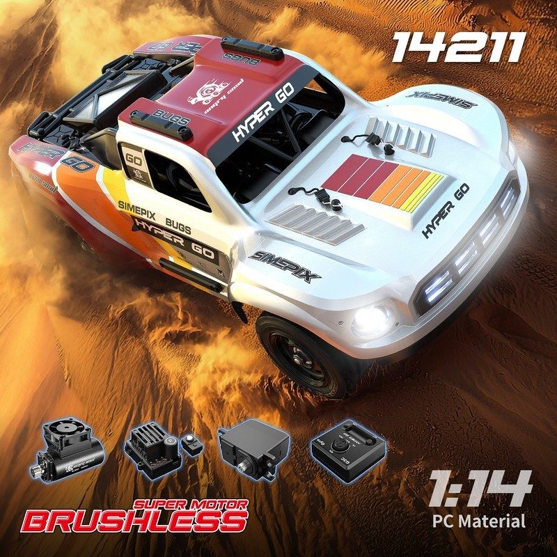 MJX Hyper Go 14211 1:14 Brushless RC Truck — Gyro — 60-Day Preorder (RTR)