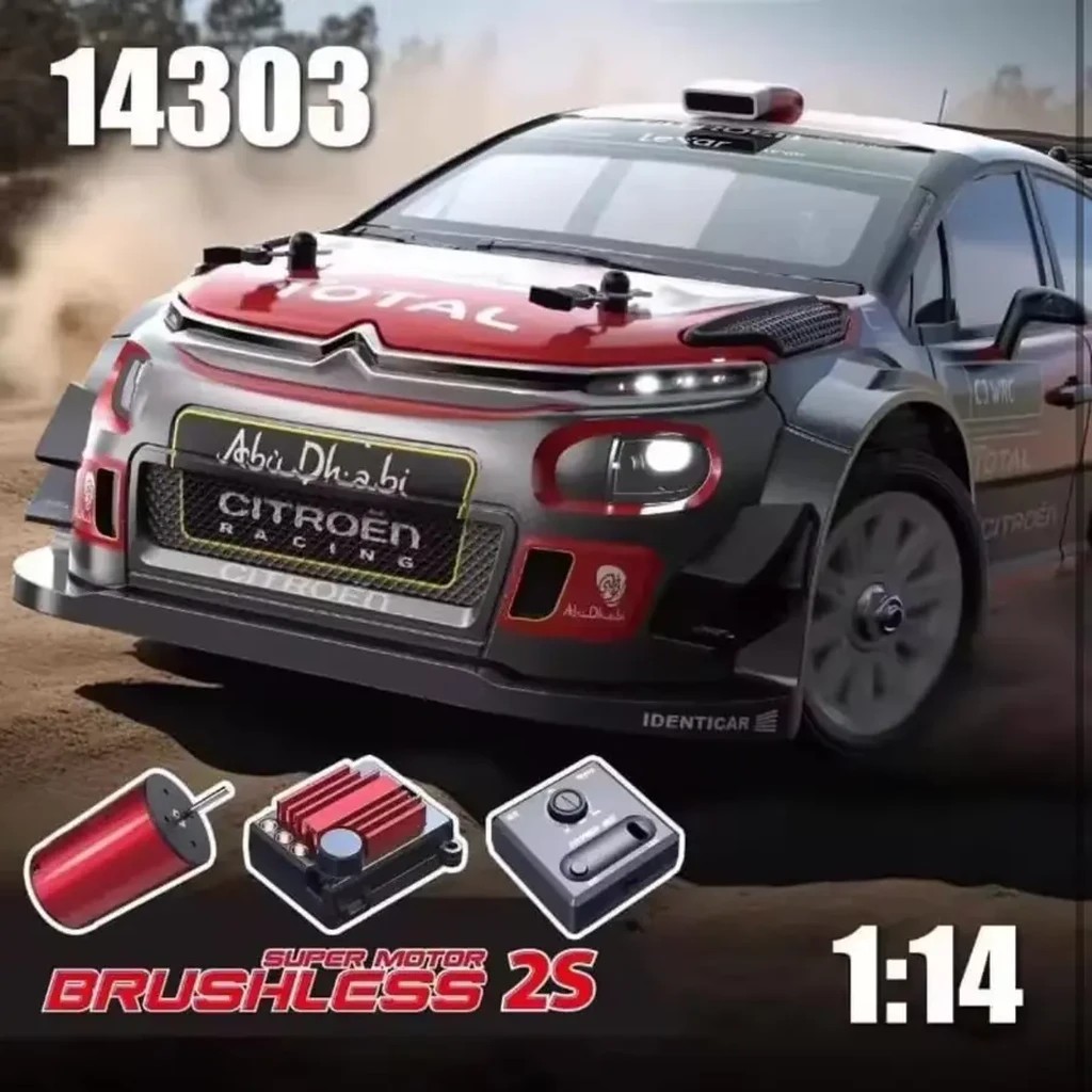 MJX Hyper Go 14303 1:14 4WD Brushless RC Rally Car — Citroën C3 WRC