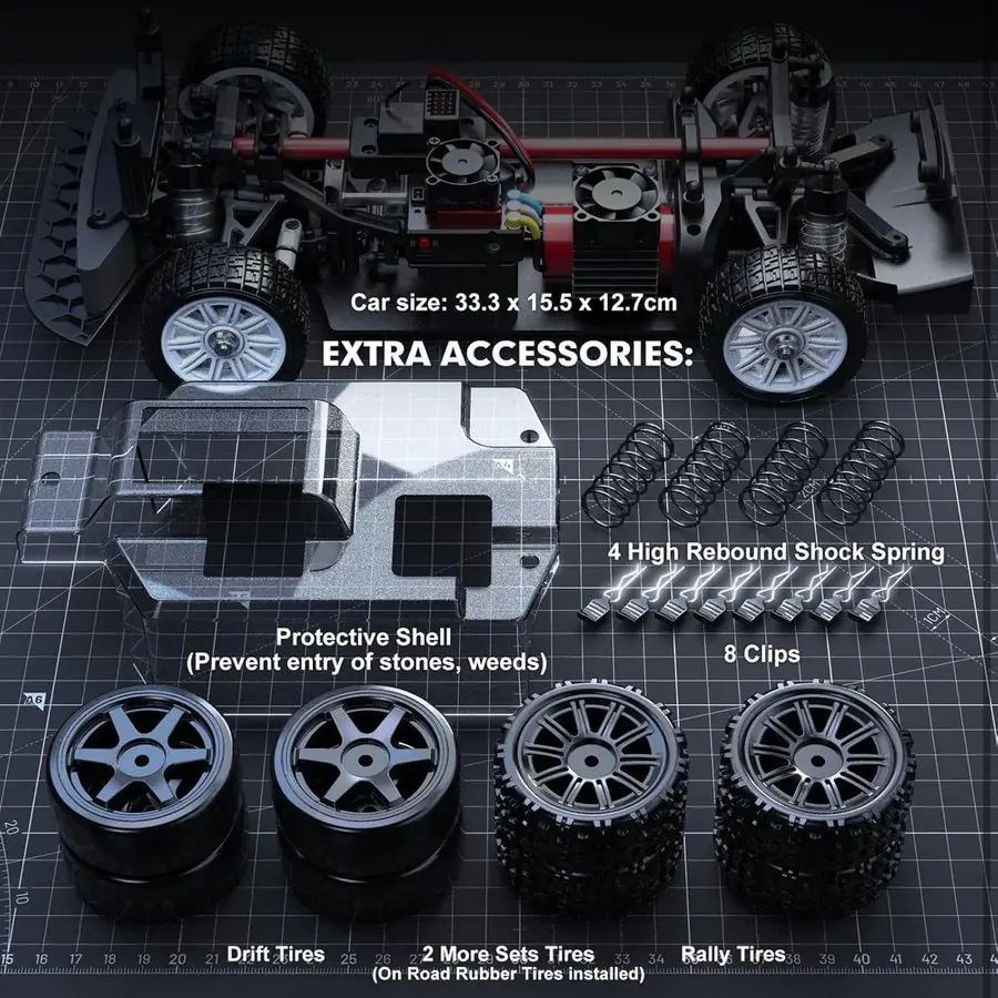 MJX Hyper Go 14303 1:14 4WD Brushless RC Rally Car — Citroën C3 WRC — 1/14 scale