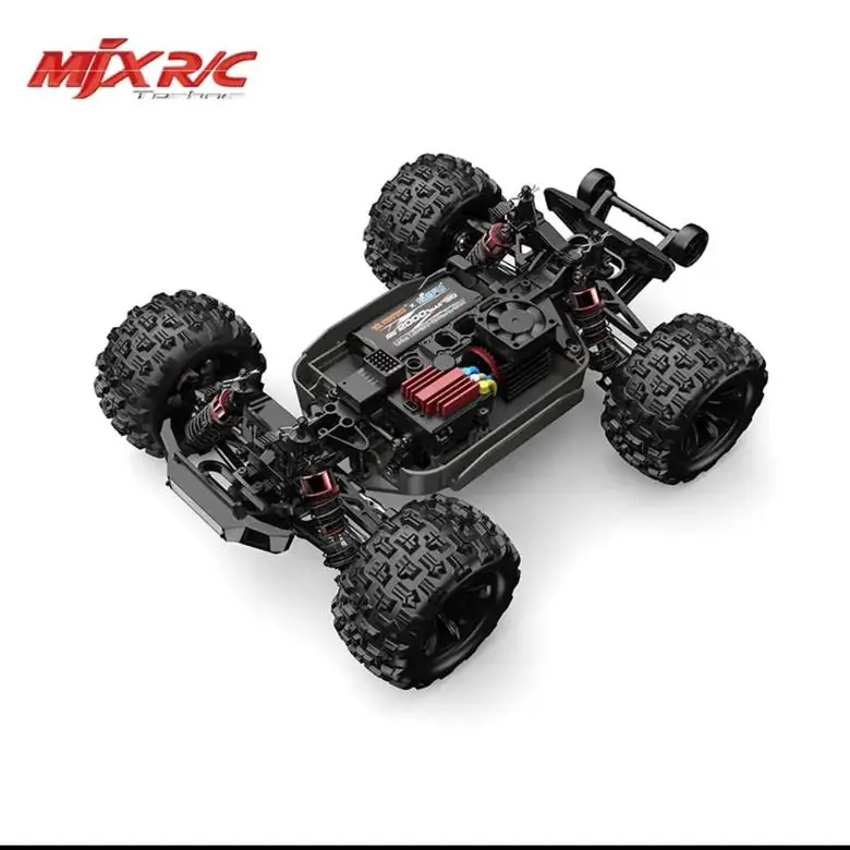 MJX Hyper Go 16212 1:16 4WD Brushless RC Monster Truck (RTR) — 4WD Brushless