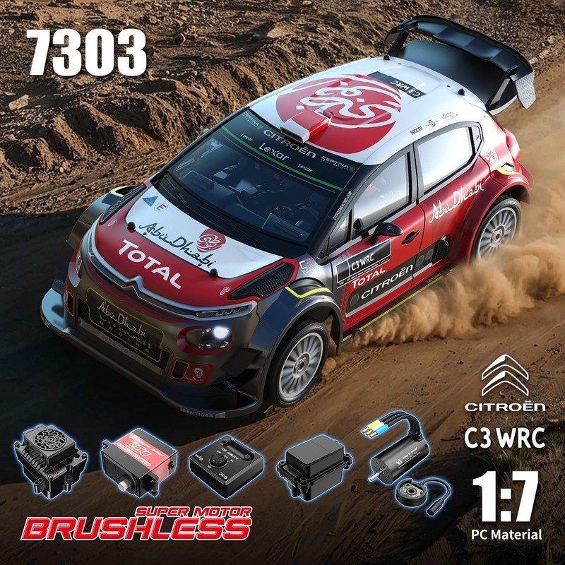 MJX Hyper Go 7303 (DC) 1:7 Brushless RC Rally Car — 4S — 60-Day Preorder (RTR)