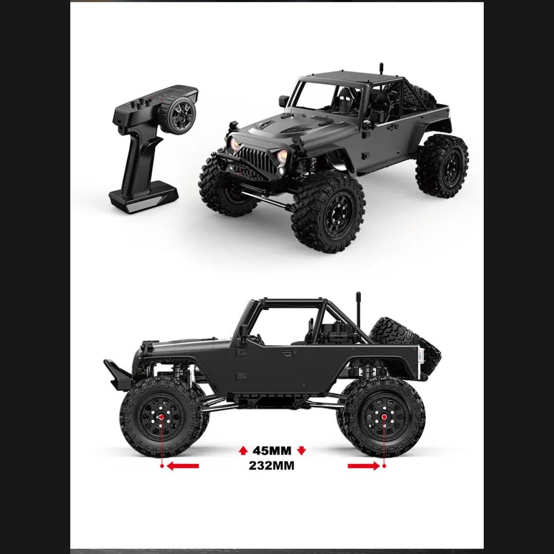 MJX Hyper Go H12Y 1:12 4WD FOC Brushless RC Crawler (RTR) — Brushless