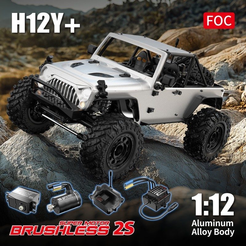 MJX Hyper Go H12Y+ 1:12 FOC Brushless RC Truck — 60-Day Preorder (RTR)