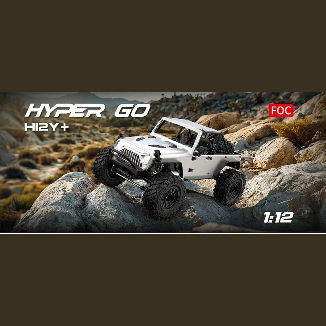 MJX Hyper Go H12Y+ 1:12 4WD FOC Brushless RC Crawler (RTR) — 1:12