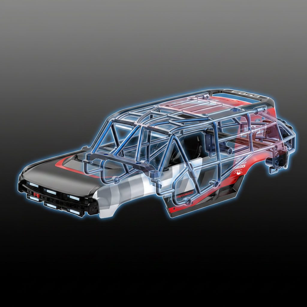 MJX Hyper Go H18P 1:18 Ford Bronco R Brushless RC Rock Crawler — 155mm wheelbase