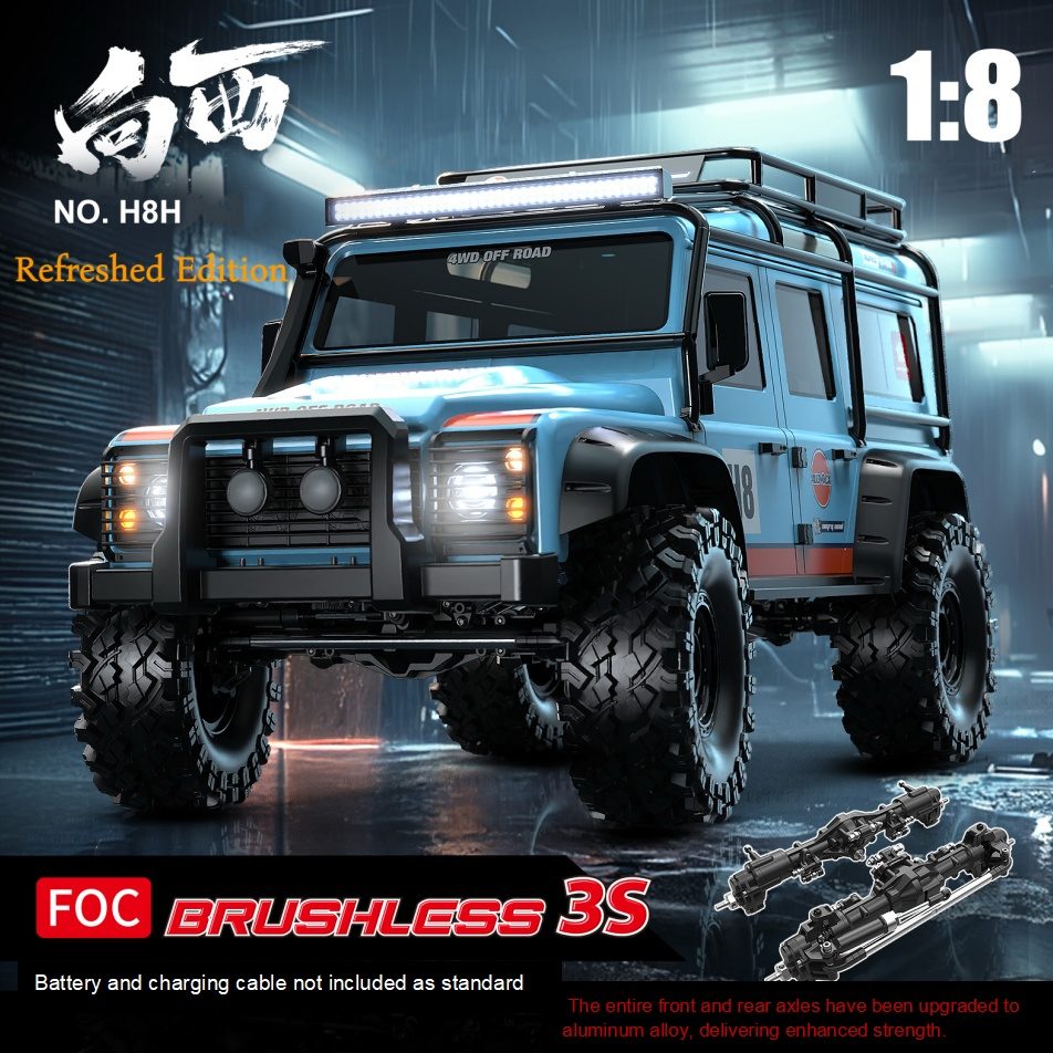 MJX Hyper Go H8H (DC) 1:8 FOC Brushless RC Crawler — Refreshed — 60-Day Preorder (RTR)