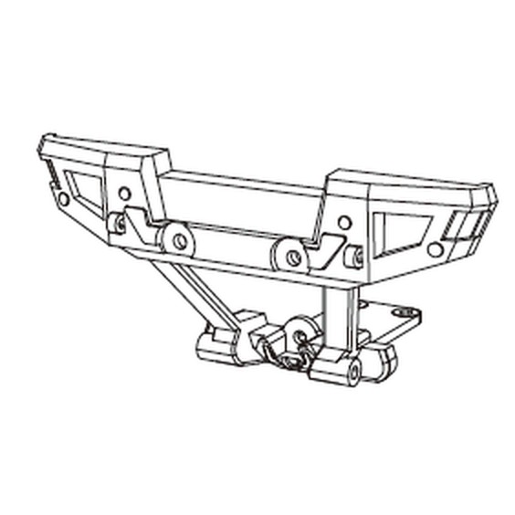 MJX 16212 / 16213 / 16218 Spare Part 16110 — Rear Bumper Assembly