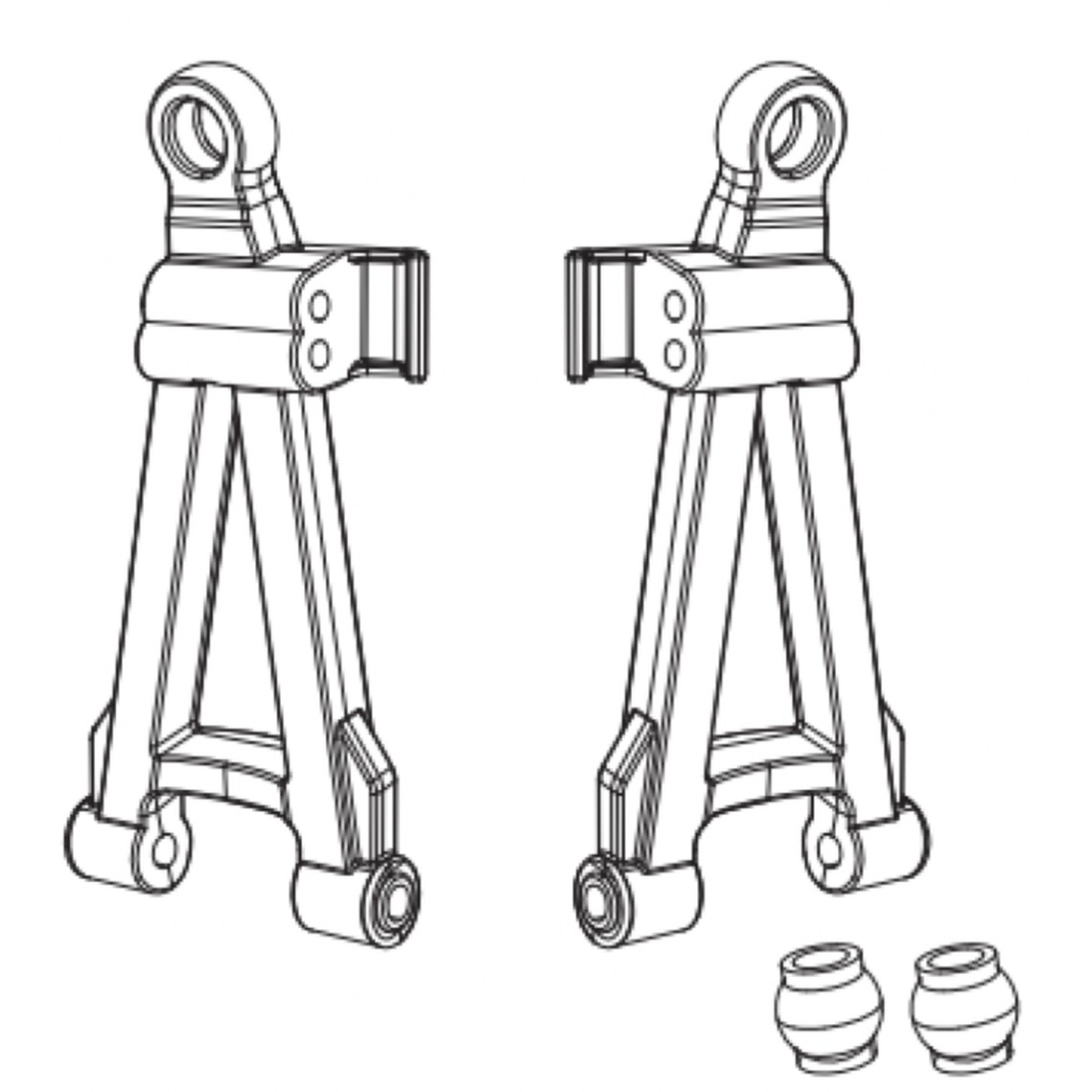 MJX 16212 / 16213 / 16218 Spare Part 16220 — Front Lower Arm