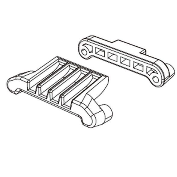 MJX 16212 / 16213 / 16218 Spare Part 16280 — Front & Rear Body Mounts
