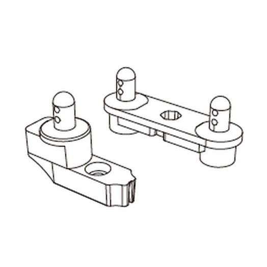 MJX 16212 / 16213 / 16218 Spare Part 16282 — Front & Rear Body Mounts