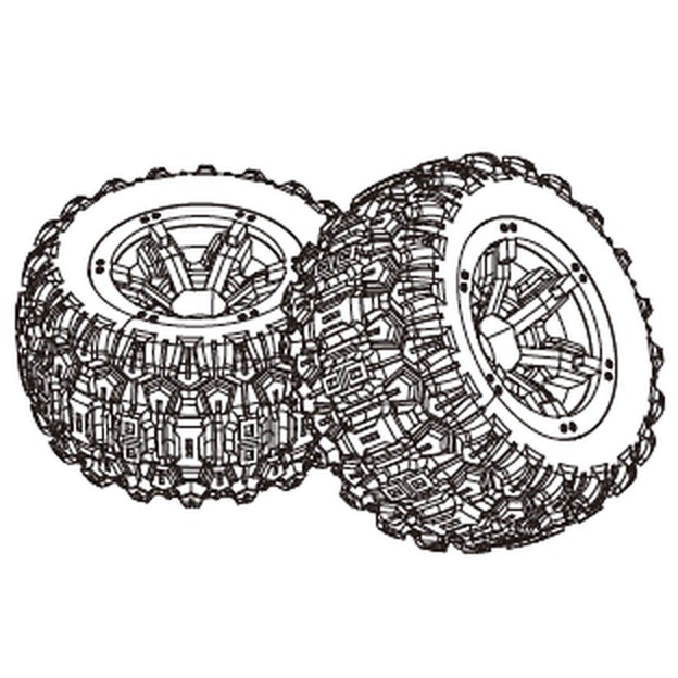 MJX 16212 / 16218 Spare Part 16300BM — Wheel Assembly