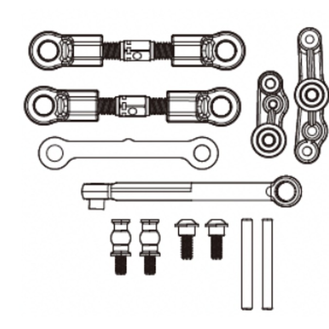 MJX 16212 / 16213 / 16218 Spare Part 16430P — Steering Linkage Assembly
