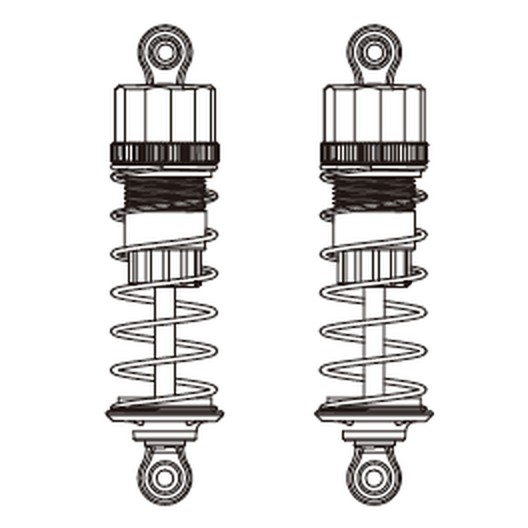 MJX 16213 Spare Part 16510R4 — Front Metal Oil Shock