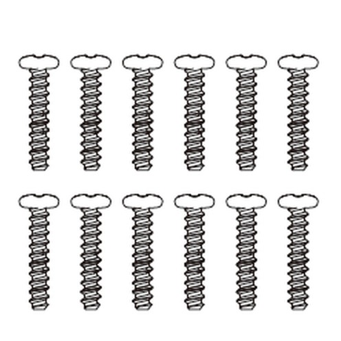 MJX 16212 / 16213 / 16218 Spare Part M26104 — Button Head Flat Tail Screw (12PCS)