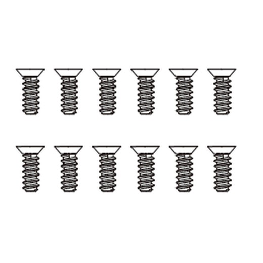 MJX 16212 / 16213 / 16218 Spare Part M26645 — Countersunk Head Flat Tail Screw (12PCS)