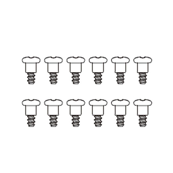 MJX 16212 / 16213 / 16218 Spare Part M2665 — Shoulder Flat Tail Screw (12PCS)