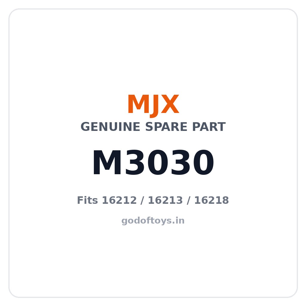 MJX 16212 / 16213 / 16218 Spare Part M3030 — 3X3MM Screws(12pcs)