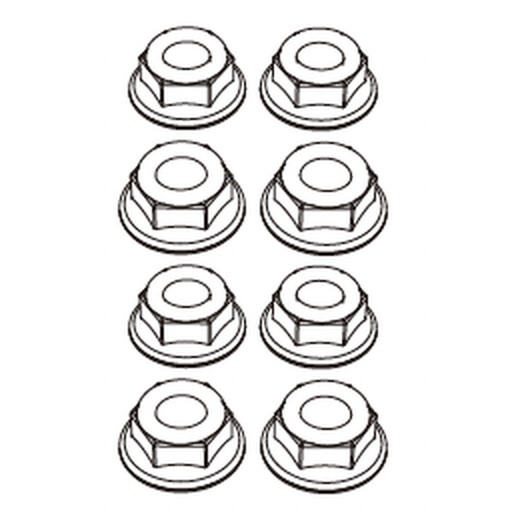 MJX 14207 / 14208 / 16212 / 16213 / 16218 Spare Part M40 — M4 Lock Nuts (8 pcs)