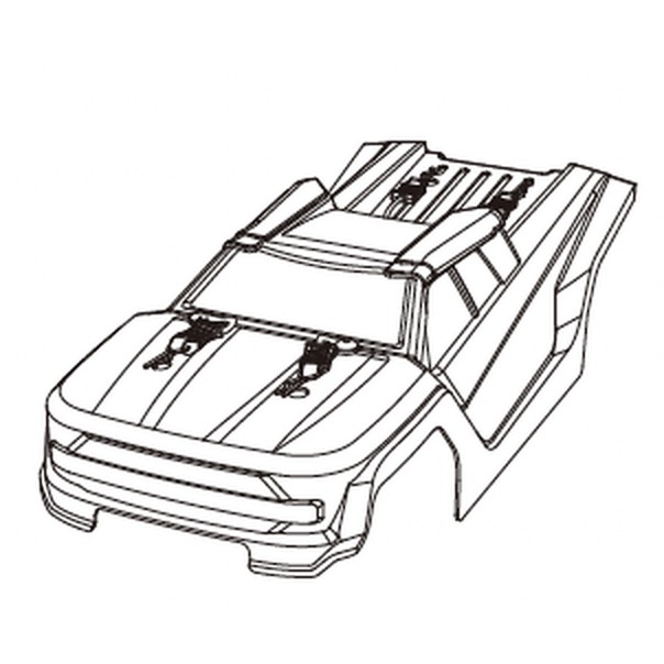 MJX 14207 Spare Part P14017 — Body Shell