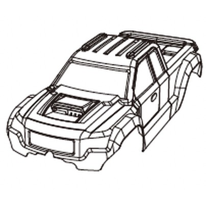 MJX 14208 Spare Part P14018 — Body Shell