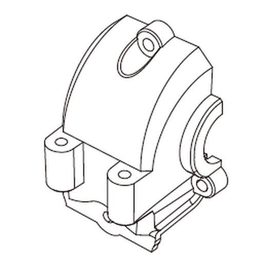 MJX 14207 / 14208 Spare Part P14167R — Front Differential Housing