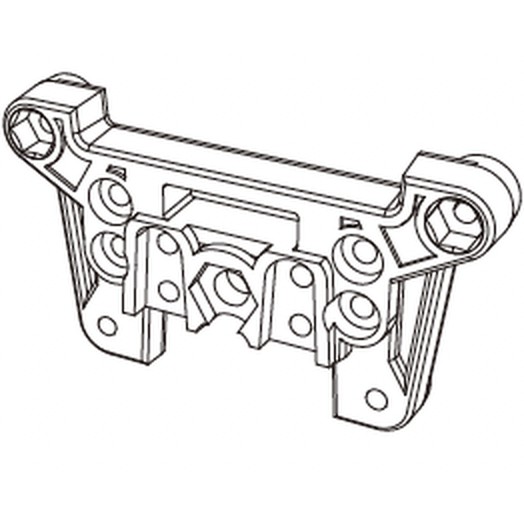 MJX 14207 / 14208 Spare Part P14187 — Rear Shock Tower
