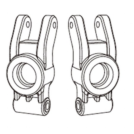 MJX 14207 / 14208 Spare Part P14267 — Rear Hub Carrier / Rear Upright