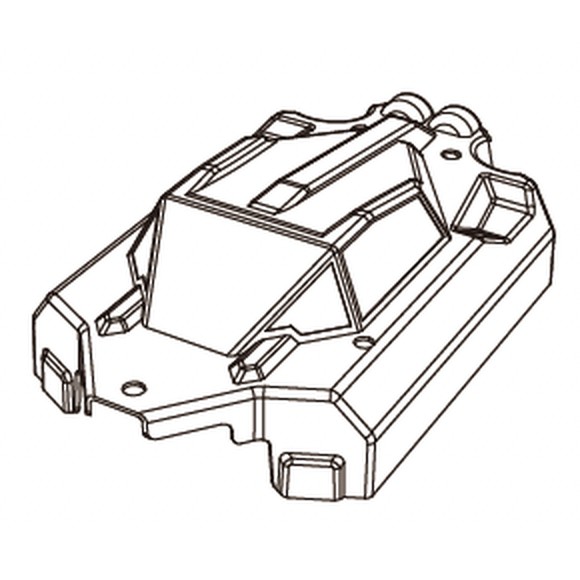 MJX 16213 Spare Part P1601G3 — Black body shell