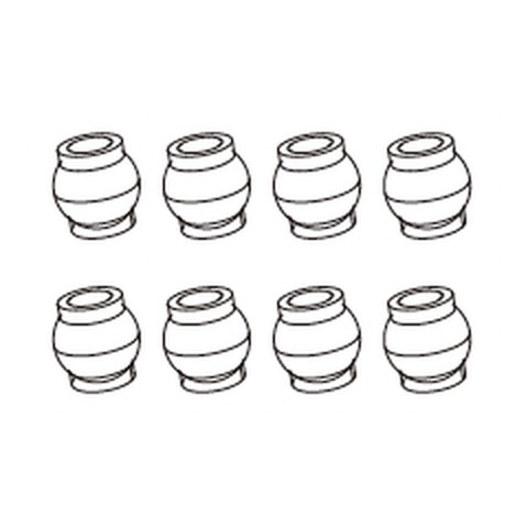 MJX 14207 / 14208 / 16212 / 16213 / 16218 Spare Part Q1601 — Ball Studs (8 pcs)
