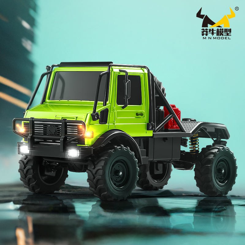 MN Model MN333 1:18 Unimog Alloy-Body 4WD RC Rock Crawler (RTR) — 4WD