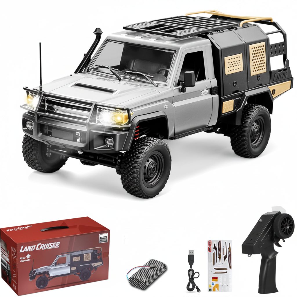 MN Model MN82S 1:12 Land Cruiser Pickup 4WD RC Rock Crawler (RTR)
