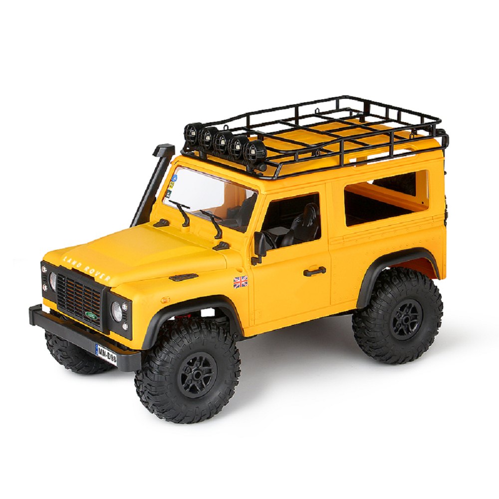 MN Model MN98 1:12 Defender 4WD RC Rock Crawler with Roof Lights (RTR) — 1:12 scale