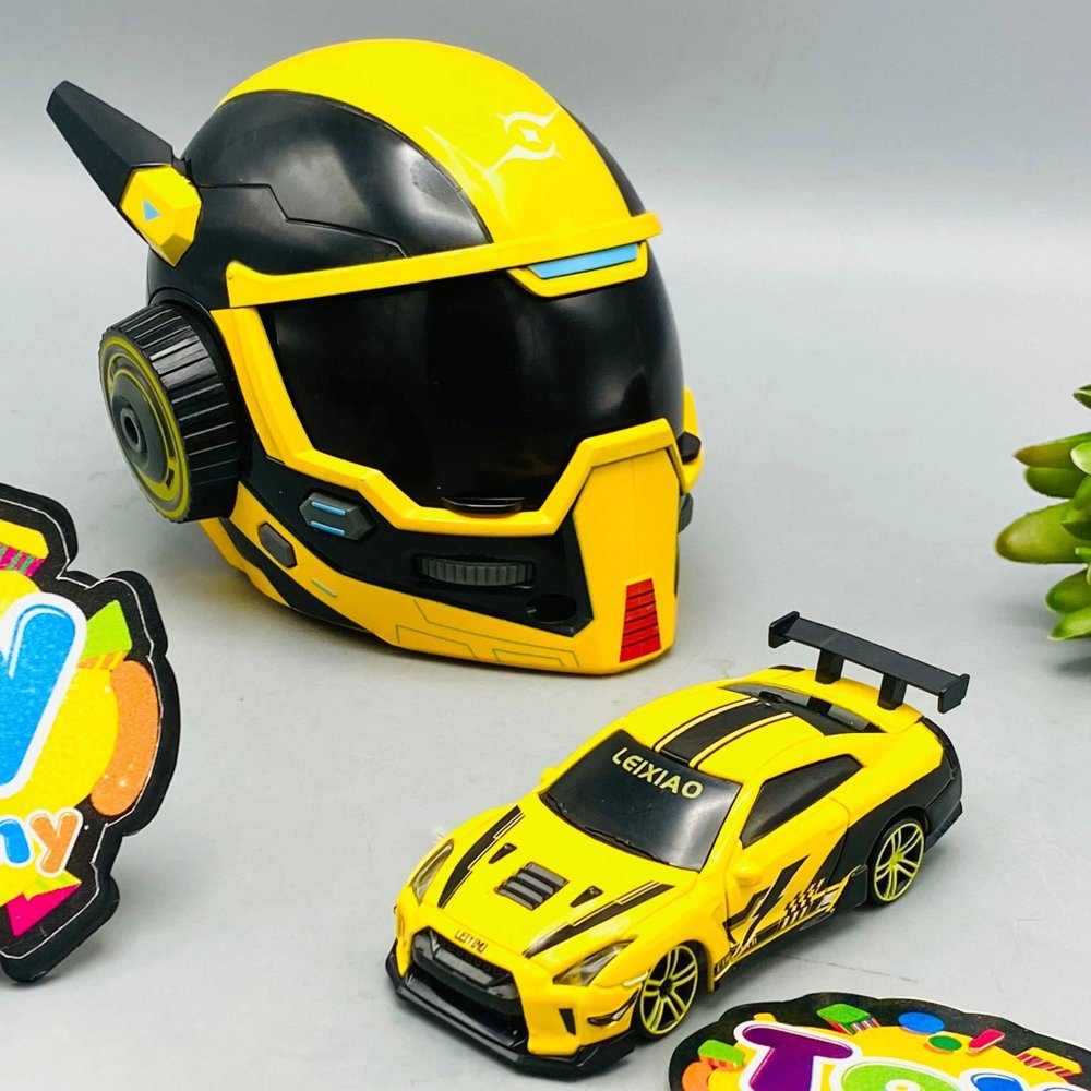 1:64 4WD Helmet-Remote RC Drift Car — Metal, LED, App Control