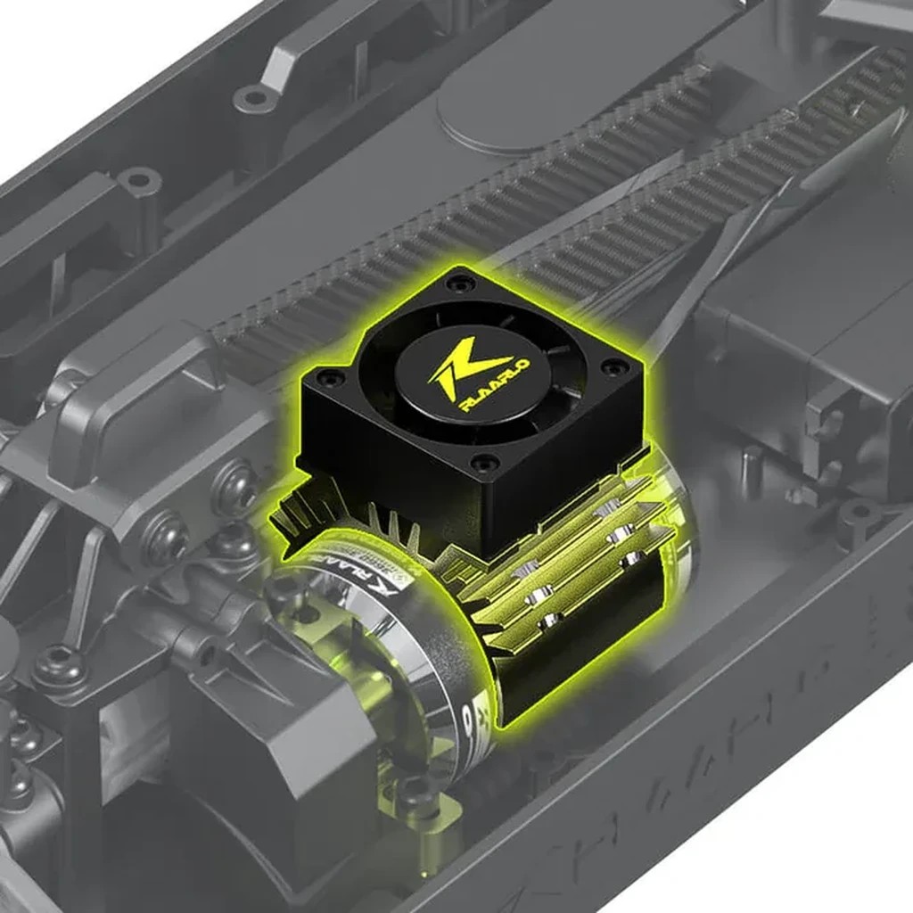 Rlaarlo Omni Terminator RZ001B-C 1:10 Carbon-Fibre 4WD Brushless RC Monster Truck (RTR) — product photo 11