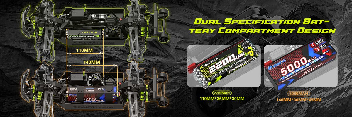 Rlaarlo Omni Terminator RZ001B-C 1:10 Carbon-Fibre 4WD Brushless RC Monster Truck (RTR) — product photo 14