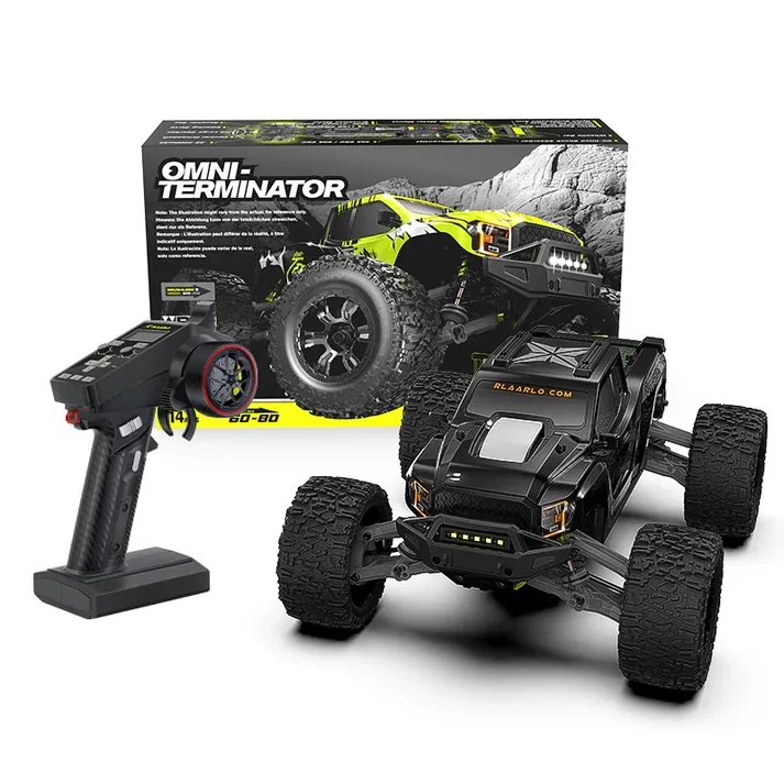 Rlaarlo Omni Terminator RZ001B-C 1:10 Carbon-Fibre 4WD Brushless RC Monster Truck (RTR) — Carbon fibre