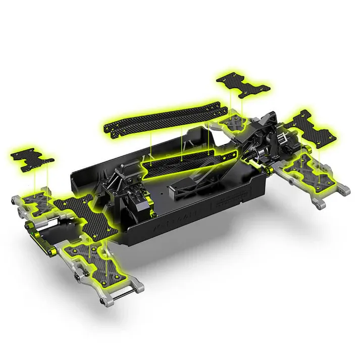 Rlaarlo Omni Terminator RZ001B-C 1:10 Carbon-Fibre 4WD Brushless RC Monster Truck (RTR) — product photo 9