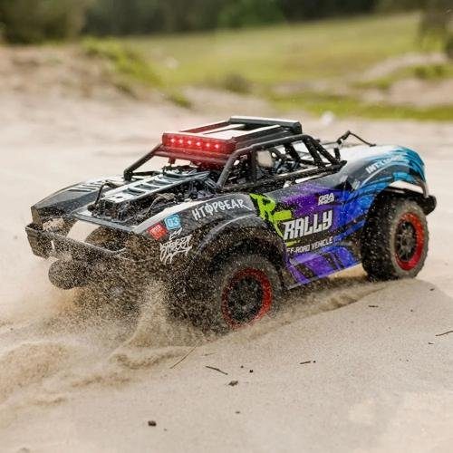 SCY Rally 1:16 4WD Brushed RC Rally Truck — Metal Diff & Driveshaft, LED (RTR) — 380 high-speed brushed motor