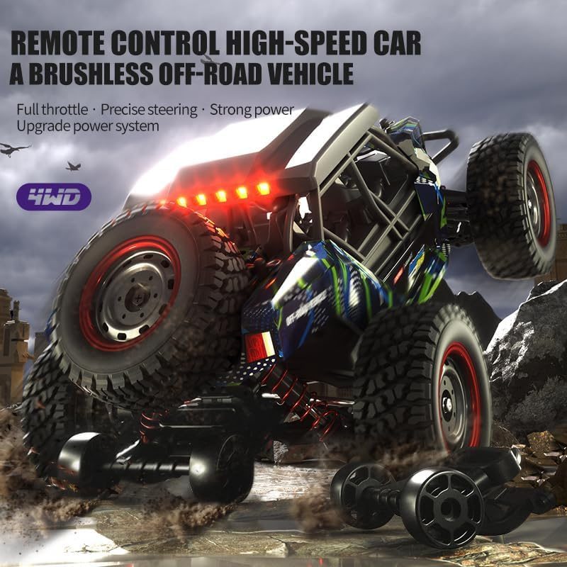 SCY 16106 PRO 1:16 4WD Brushless RC Desert Truck — 70 km/h, LED (RTR) — 35A 2S integrated splash-proof ESC/receiver