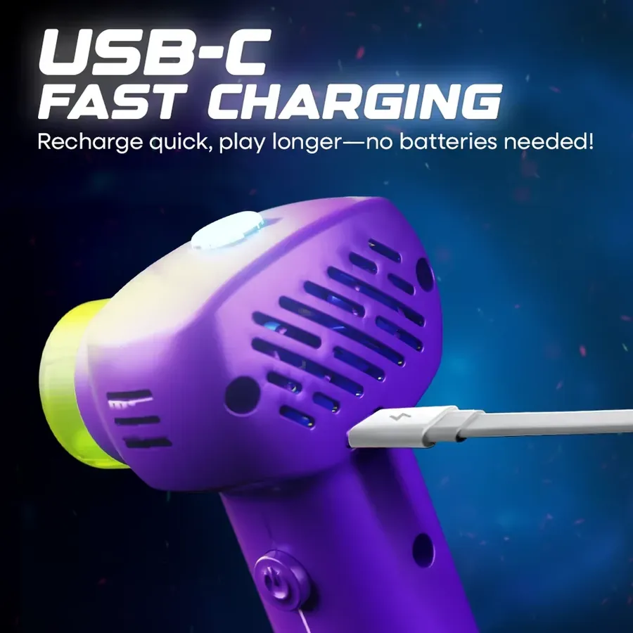 Super Looper USB-C Rechargeable Glow-in-the-Dark Rope Launcher — USB-C rechargeable