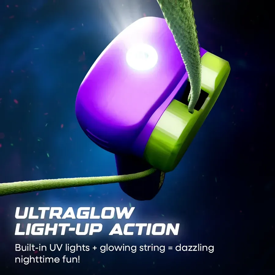 Super Looper USB-C Rechargeable Glow-in-the-Dark Rope Launcher — Light-Up