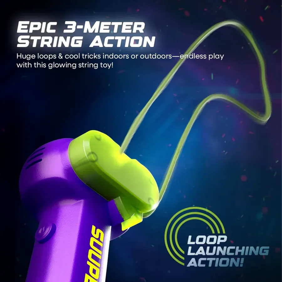 Super Looper USB-C Rechargeable Glow-in-the-Dark Rope Launcher — product photo 7