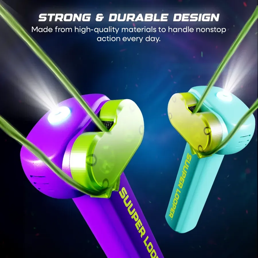 Super Looper USB-C Rechargeable Glow-in-the-Dark Rope Launcher — product photo 8