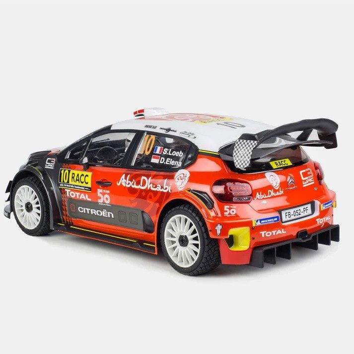 Traction Hobby KM WRC C3 1:7 4WD Brushless RC Rally Car — Licensed, 7075 Chassis (RTR) — Officially licensed WRC C3 rally body