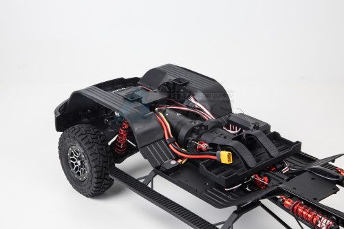 Traction Hobby KM RAM 1500 1:8 Licensed 4WD RC Trail Truck — 2-Speed, Locking Diffs (RTR) — Hobbywing 880 splash-proof ESC · 775 motor