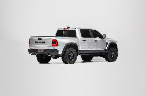 Traction Hobby KM RAM 1500 1:8 Licensed 4WD RC Trail Truck — 2-Speed, Locking Diffs (RTR) — Full working light system: head/tail/fog, turn signals, high-low beam, reverse, plate lights