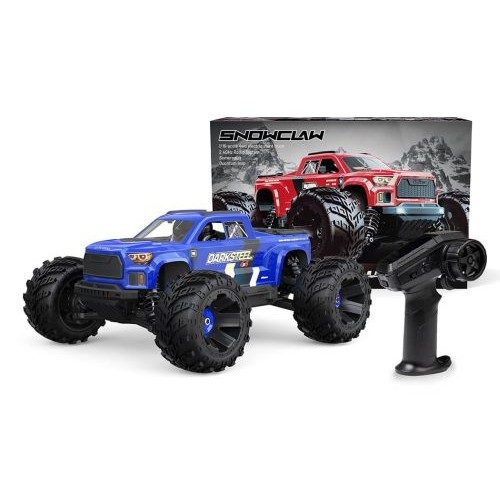 UDIRC UD1610 Pro Snowclaw 1:16 4WD Brushless RC Monster Truck — 3S Capable, Oil Shocks (Blue, RTR)