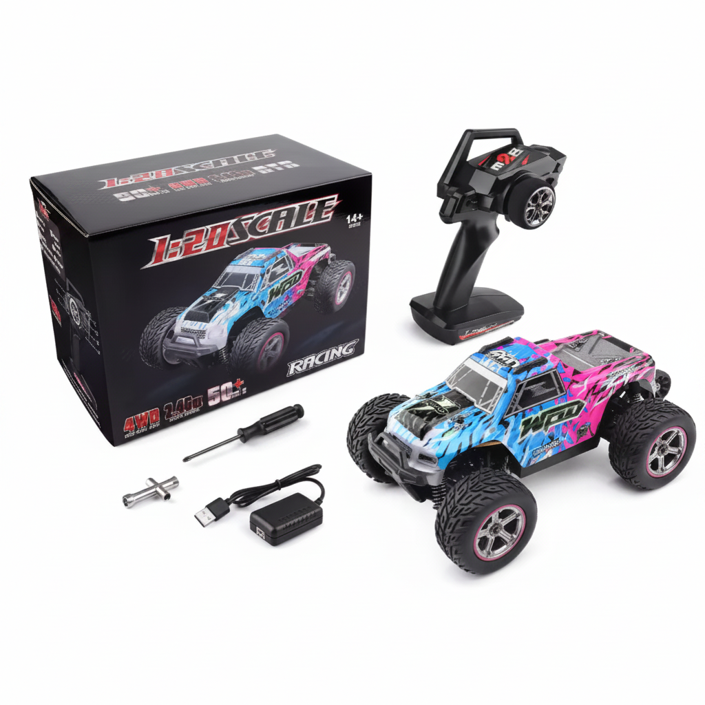 WLtoys 204006 1:20 4WD Off-Road Drift RC Car — 50 km/h — Brushed motor